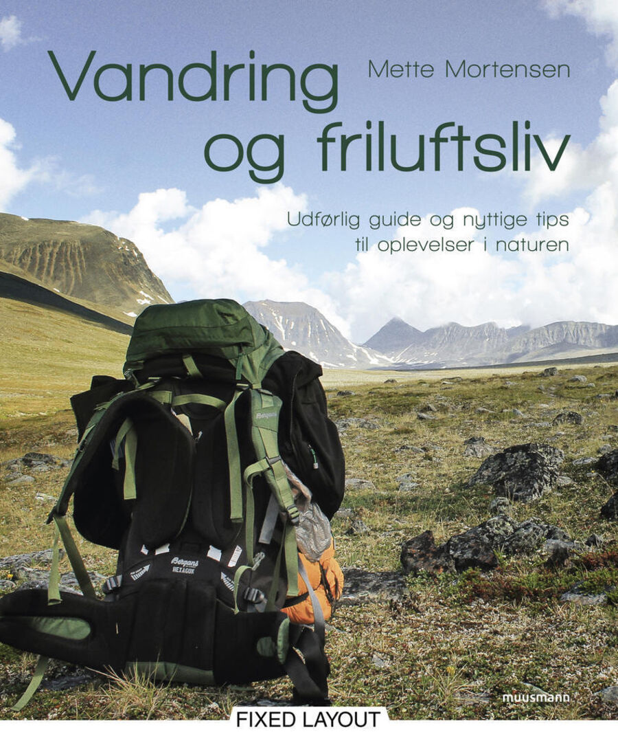 Forsidebillede af bogen "Vandring og friluftsliv : udførlig guide og nyttige tips til oplevelser i naturen"